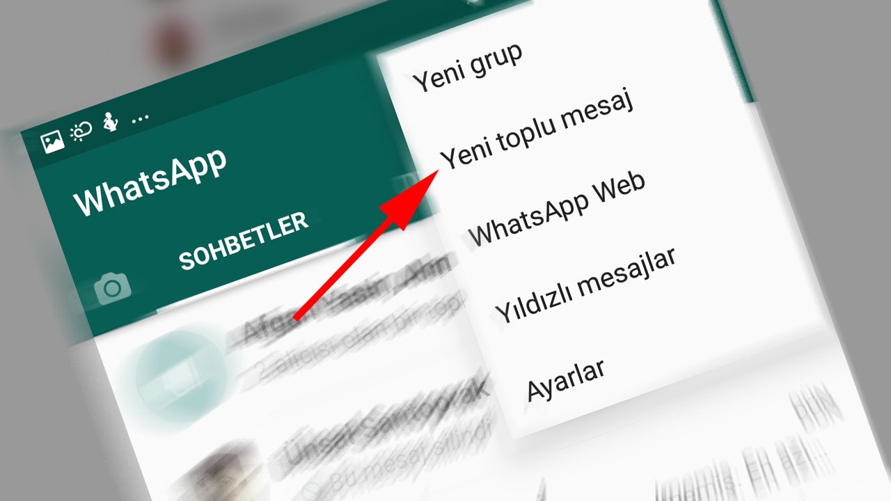 WhatsApp’ta toplu mesaj nasıl gönderilir?